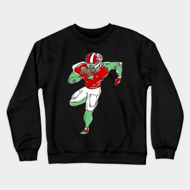 Rugby American Football Sport USA Gridiron Football Gift Crewneck Sweatshirt by KK-Royal